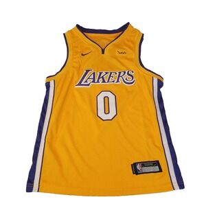 Nike‎ Los Angeles Lakers Kyle Kuzma Wish Embroidered Swingman Youth Jersey Large
